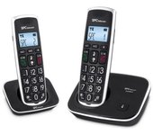 Teléfono Inalámbrico SPC Comfort Kaiser 7609N/ Pack DUO/ Negro