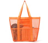 Mesh Beach Bag Waterproof Sandproof - Large Tote Pool Bag for Women Vacation Essentials Beach Accessories