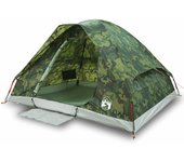 vidaXL Tienda de campaña iglú para 2 personas impermeable camuflaje