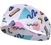 Vintage Fashion Print Travel Party Sweat-absorbing Breathable Yoga Running Fitness Sports Headband