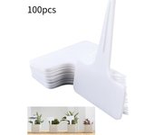 Set de 100 etiquetas de plantas, etiquetas vegetales, ideales para jardines, huertas y granjas