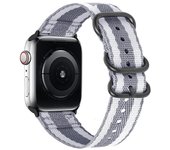 Nylon Strap For Apple Watch Bands 44mm 45mm 41mm 40mm 42mm 38mm 49mm Canvas Braided Wristband iWatch Series Ultra 8 7 SE 6 5 4 3
