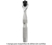 New Shaving Razors Handle 304 Stainless Steel Men Safety Razor Blade Handle Holder Blank Without Blades Manual Cartridge Shaver