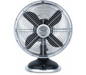 Ventilador En Metal, 3 Velocidades, 4 Aspas, Diseño Retro.