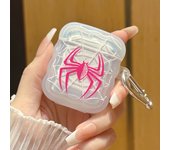 Red Spider Airpod Pro2 Case Man Black And Rose Red Earphone Cover for AirPods 2 3 Pro 2nd Generation Case Gift for Friends