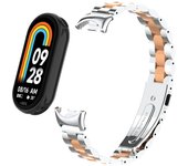Strap for Mi Band 8 Bracelet Metal Wristbands for Xiaomi Mi Smart Band 8 Watch Stainless Steel Miband 8 Replacement Accessories