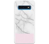 Funda compatible con Samsung Galaxy S10 - Mármol y rosa