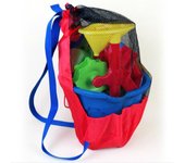 Beach Bag Foldable Portable Mesh Swimming Bag For Children Beach Toy Baskets Storage Bag Outdoor Swimming Waterproof Bags