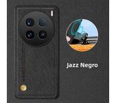Luxury Leather Case for VIVO X100 Ultra X100S Pro X90 Pro + VIVO Y18 Y38 Y03 Y17S Car Holder Plain Silicone Protection Cover