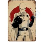 Japan Retro Anime Demon Slayer My Hero Academia Jujutsu Kaisen Metal Tin Sign Plaque Wall Art Home Kids Room Decorative Plates