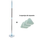 UNTIOR Long Handle Bathroom Brush Scalable Replace Sponge Mop Toilet Tub Tile Floor Cleaning Brush Glass Window Cleaning Tools