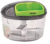 LIFESTYLE - Picador Manual, Batidor Manual, Picadora de Alimentos, 600 Ml