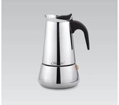 Cafetera Maestro 4 Tazas Mr-1668-4 Plata para Café Molido en Encimera
