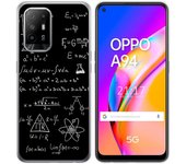 Tumundosmartphone Funda Gel Tpu para Oppo A94 5G diseño Formulas Dibujos