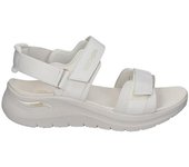 Sandalia Mujer Arch Fit Skechers 119465 Beige