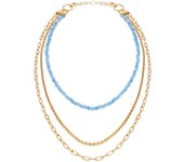 BREIL Colección KALEIDO, Collar Mujer en Acero Coloreado, Ideas de Regalos para Mujer