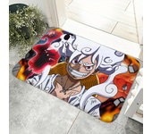 1pc One Piece Luffy Gear5 Floor Mat Floor Mat Anti-Slip Kitchen Bedroom Handmade Tufted Rug Carpet