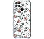 Funda Silicona Antigolpes para Realme Narzo 50A diseño Flores 01 Dibujos