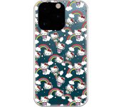 Funda original compatible con iPhone 13 Pro - Hello Kitty Arcoiris y Poses