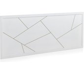 Cabezal Lacado En Blanco Decorado En Oro 165X60 El mejor complemento para tu hogar. Fijalo