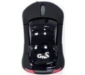 FGNS Mini forma de coche Ratón Óptico USB con Cable, Rueda de Desplazamiento y 1000 dpi,(Negro)