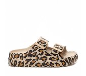 Chanclas de agua mujer XTI 142550 011 PALA DOS HEBILLAS BEACH LEOPARDO 35755 25V