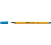 Stabilo point 88 rotulador de punta fina de fibra - trazo de 0.4 mm - tinta con base de agua - color azul (10 uds)