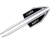 2pcs car accessory Side Doors Blade car stickers car accessories interiors for Peugeot gt gti gtline 508 5008 3008 208 2008 308