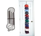 Nylon Straps Cap Rack Storage Rack Wiht Hook For Baseball Ball Cap Over Door Closet Organizer Hat Collections Display