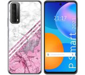 Tumundosmartphone Funda Gel Tpu para Huawei P Smart 2021 diseño Mármol 03 Dibujos