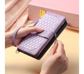 Rhombic Leather Case for Samsung Galaxy A15 A25 A35 A55 A14 A34 A54 A24 A05S A13 A23 A33 A53 A73 A52 A72 A32 A22 A12 Flip Wallet