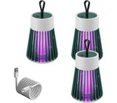 Mosquito Killer, Mosquito Killer portátil, Carga USB, Bajo nivel de ruido, Apto para interiores, Jardín, camping