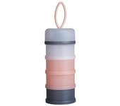 Dispensador portátil de fórmula de leche en polvo, contenedor de alimentos, cajas de alimentación de almacenamiento para bebés y niños pequeños, caja de almacenamiento de alimentos para bebés, 4 cuadrículas