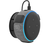Soporte de pantalla para Echo Dot de 3.ª generación, soporte para la gestión de cables para el soporte de Voz inteligente Dot de 3.ª Generación.