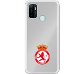 Funda original compatible con Oppo A53 - A53s - Cultural Leonesa escudo fondo gris