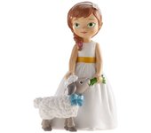 Figura comunión niña PARA TARTA MI PRIMERA COMUNION DECORACION CONFIRMACION FIESTA CUMPLEAÑOS  ADA Y SUS DETALLES
