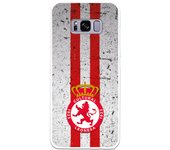 Funda original compatible con Samsung Galaxy S8 - Cultural Leonesa escudo fondo retro