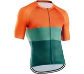 Camiseta De Ciclismo Para Hombres MTB Camiseta De Bicicleta Corta Secado Rápido Zíper Completo Poliéster Verano Deporte MOV