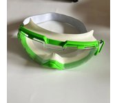 Riding Goggles Protective Eyewear Adjustable Headband Goggles Anti Scratch Anti Fog Impact Resistant Safety Goggles with Clear L