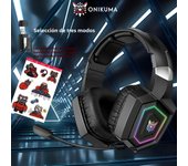ONIKUMA Tri-Mode Headset Noise Cancelling HD Microphone Professional Gaming Wireless Headset