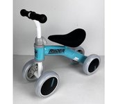 Bicicleta sin pedales My first Ryder de 4 ruedas Rosa/Azul (5200 -5201) Correpasillos ligero y resistente. Con sillín acolchados.  Correpasillos muy resistente. A partir de 18 meses.  Usable y bonito. Calidad a buen precio.