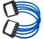 Full Body Workout Set Chest Expander with 5 Removable Resistance Bands for Pilates Push-Ups Muscle Strengthening Gym Training