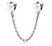 Charm Pandora Cadena seguridad Corazón y Corona 791878-05
