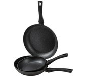 Set de 3 Sartenes en Aluminio forjado Ø20Ø24Ø28cm WILLOW San Ignacio