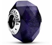 Charm Pandora Cristal Murano azul facetado