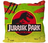 Cojin cuadrado logo coche jurassic park envasado vacio