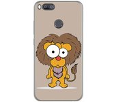 Tumundosmartphone Funda Gel Tpu para Xiaomi Mi 5X / Mi A1 Diseño Leon Dibujos