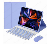 For Galaxy Tab A9+ A9 Plus 11 inch SM-X210 X216 X218,BT Wireless Keyboard Spanish,Stand Case with Pencil Holder