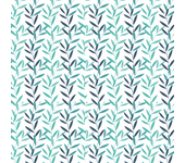 Papel Pintado Floral Hojas Verdes