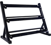 Ozio Fitness Soporte Estante Mancuernas Hexagonales | Robusto Soporta Hasta 475 Kg